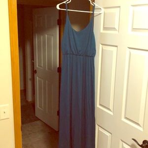 Dark blue maxi dress